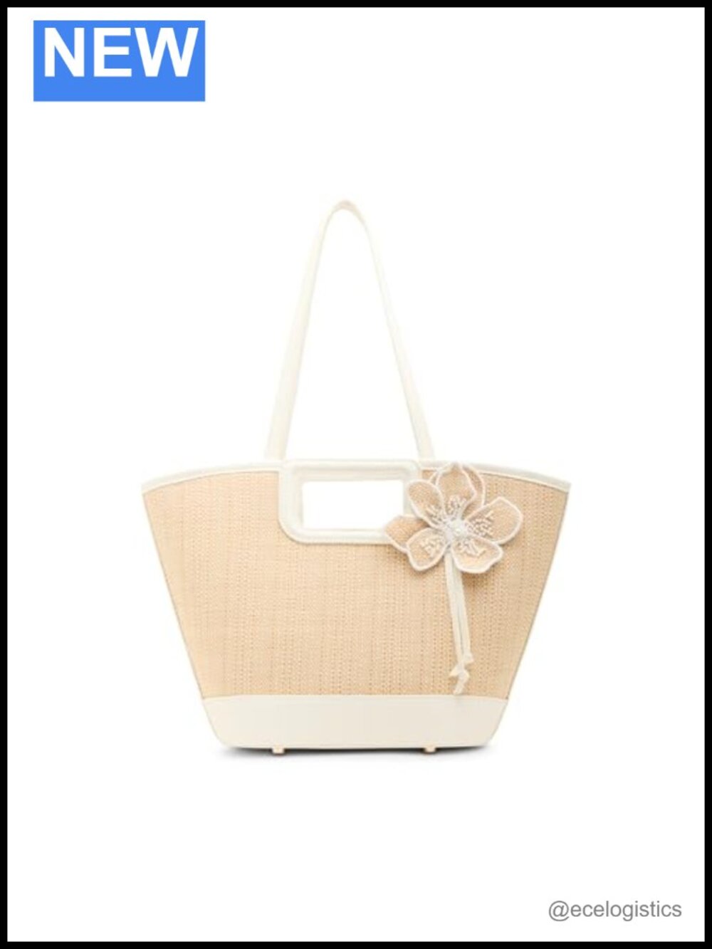 Anne Klein Flower Tote · Convertible Strap · 3 Pockets